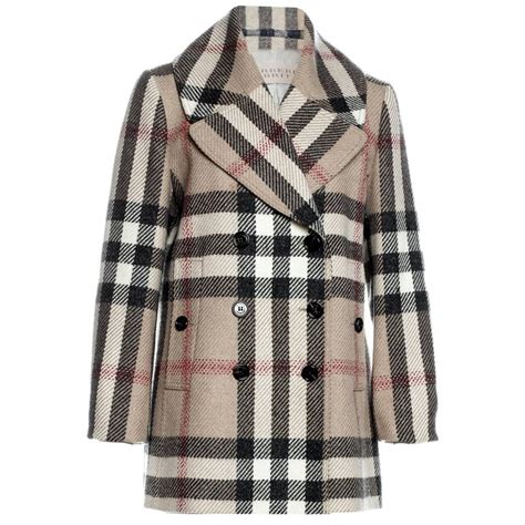 burberry brushed wool coat|burberry plaid wool coat women.